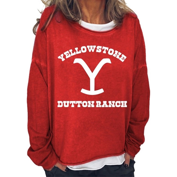 YELLOWSTONE casual Long-sleeved Sweater For Women