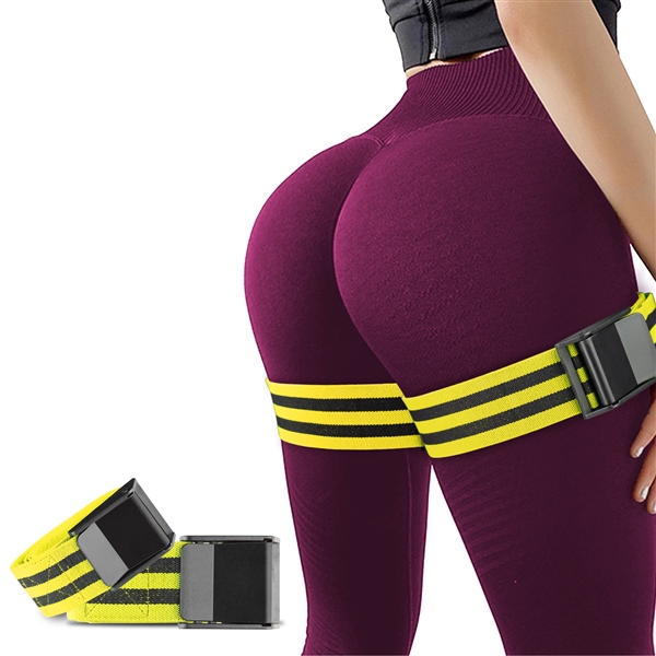LMAIVE BFR Booty Workouts Bands for Women Glutes Squat Fitness Blood Flow Restriction Band for Thigh Lift Butt 2 Pcs Occlusion Bands 