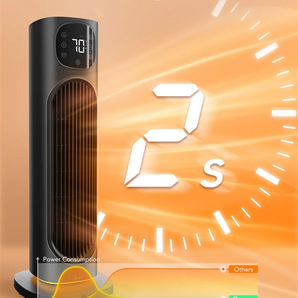 Space Heater for Indoor Use Smart Electric Ceramic Heater with Thermostat Smart Electric Space Heater