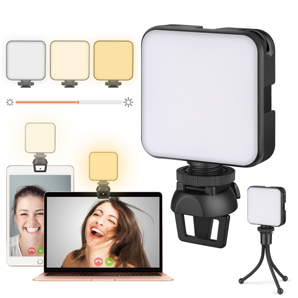 LED Streaming Lighting Kit for Computer Laptop/MacBook/Camera Live Streaming, Video Conference, Zoom Call, Remote working, Broadcasting, Vlogging