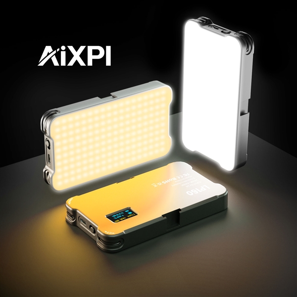 LP160 LED Mini Pocket Bi-Color LED Camera Light, Photography Lighting
