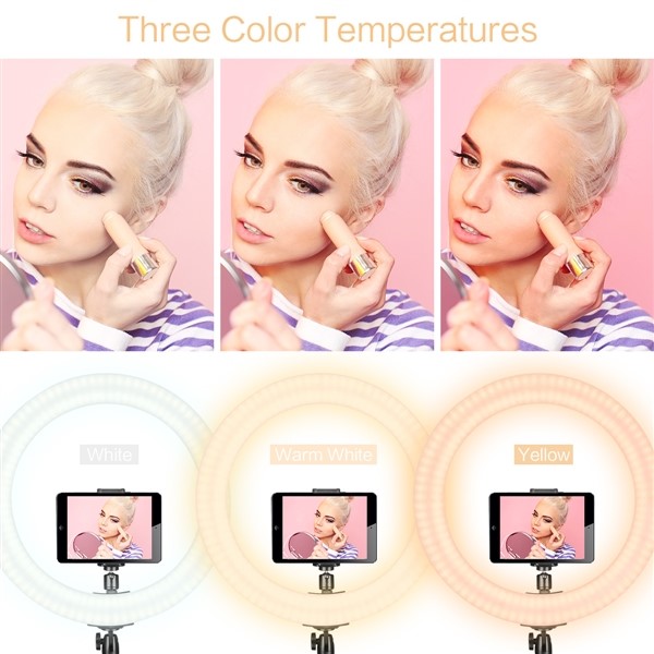 18 inch dimmable ring light