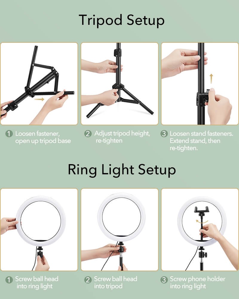 install ring light kit