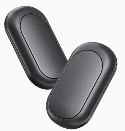 Q21 AIXPI black 2 IN 1 Hand Warmer, 2000mAh*2, Portable USB Hand Warmer, Three Settings, 45-55°C, Christmas,Outdoor, Hunting, Golf, Camping,Gifts（Two packs）