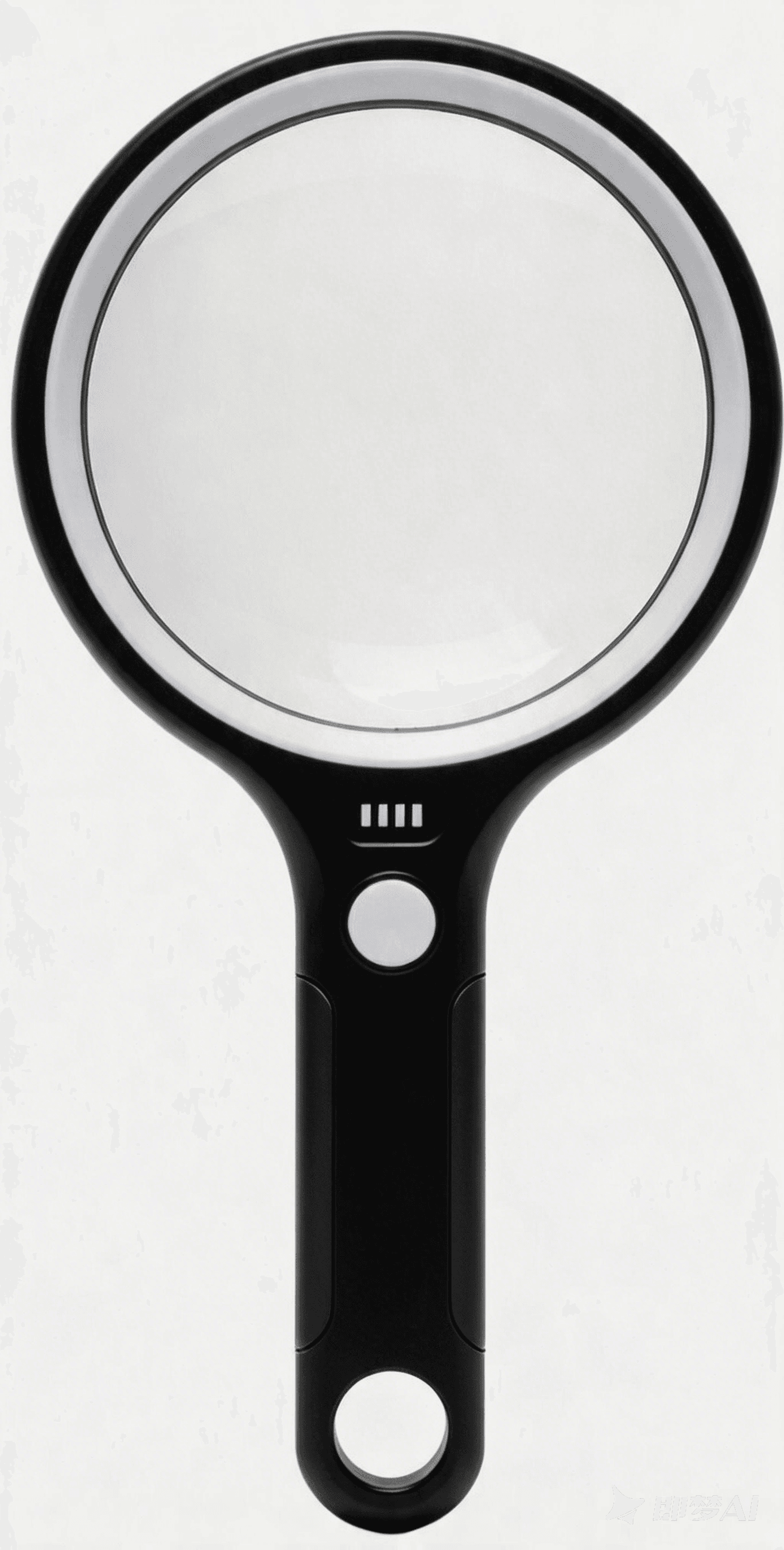 Black handheld magnifying glass AIXPI